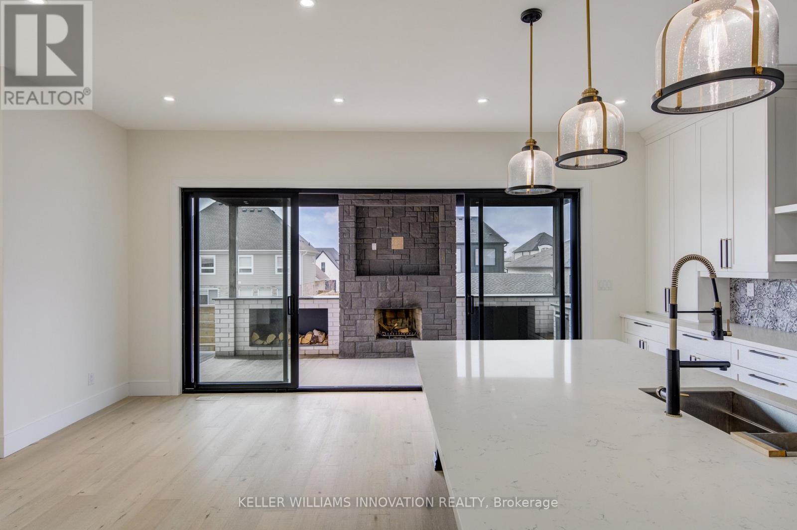 8 Edgeview Crescent W, Middlesex Centre, ON - Indoor Photo Showing Other Room With Fireplace