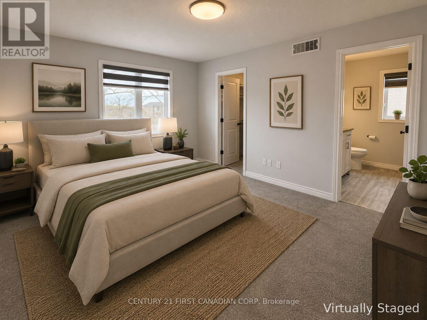 Virtually staged - 245 Wesley Boulevard, Cambridge, ON - Indoor Photo Showing Bedroom