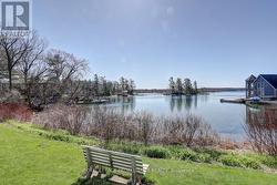 Riverfront area with benches - 