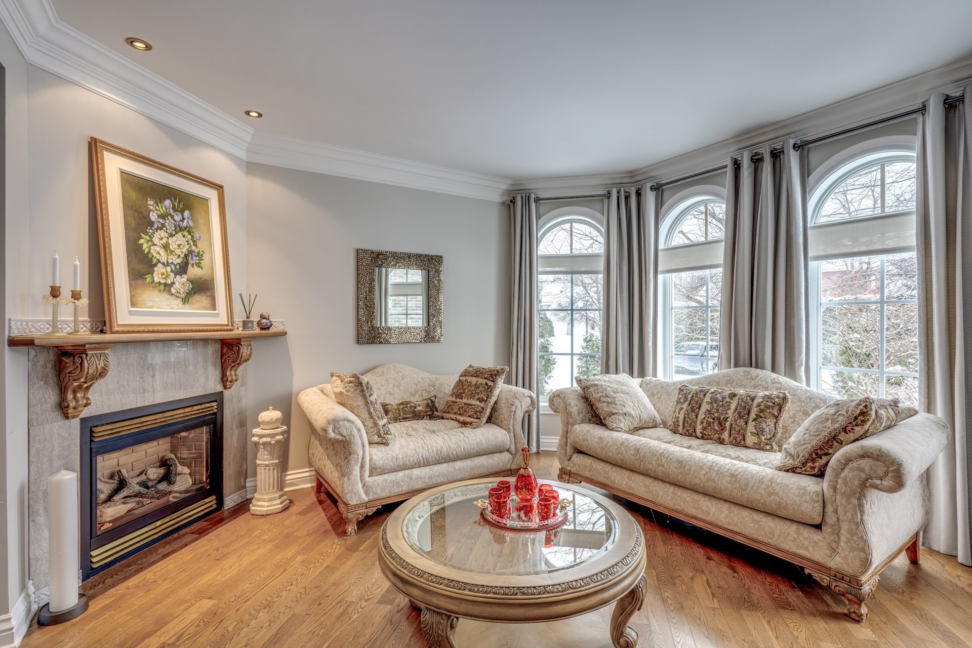 Salon - 45 Rue De Servando, Blainville, QC - Indoor Photo Showing Living Room With Fireplace