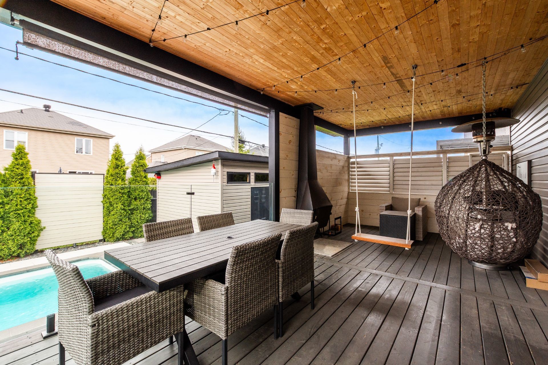 Patio - 1128 Rue Breux, Chambly, QC - Outdoor With Deck Patio Veranda With Exterior
