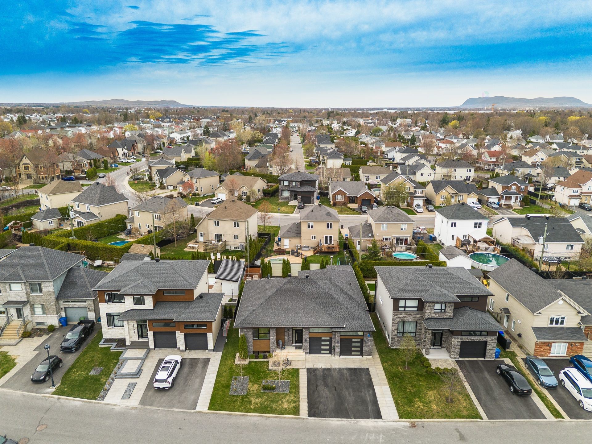 Aerial View - 1128 Rue Breux, Chambly, QC - Outdoor With View
