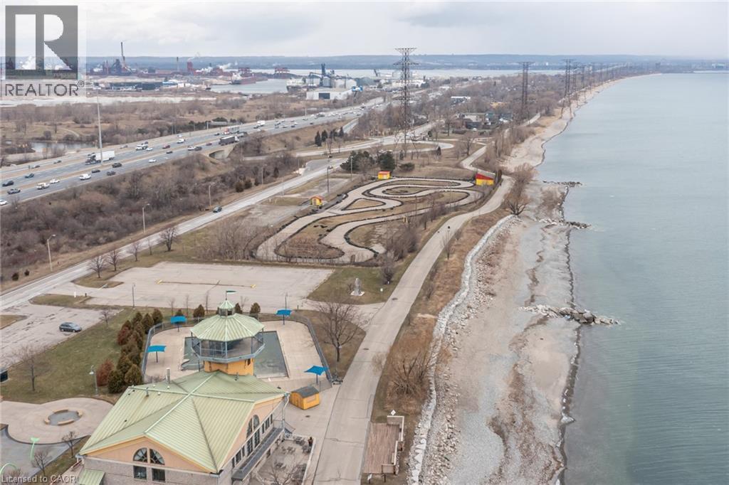 Aerial view of a nearby body of water - 624 Burgess Avenue, Hamilton, ON - Outdoor With Body Of Water With View