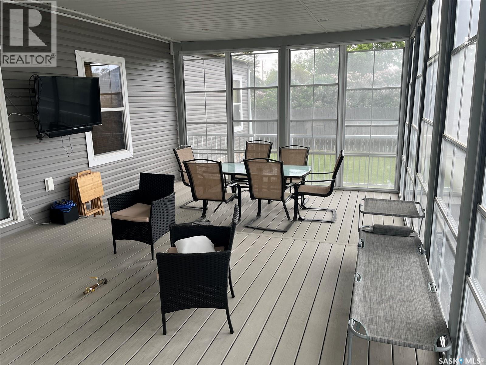 24 Hall Street, Halbrite, SK - Outdoor With Deck Patio Veranda With Exterior