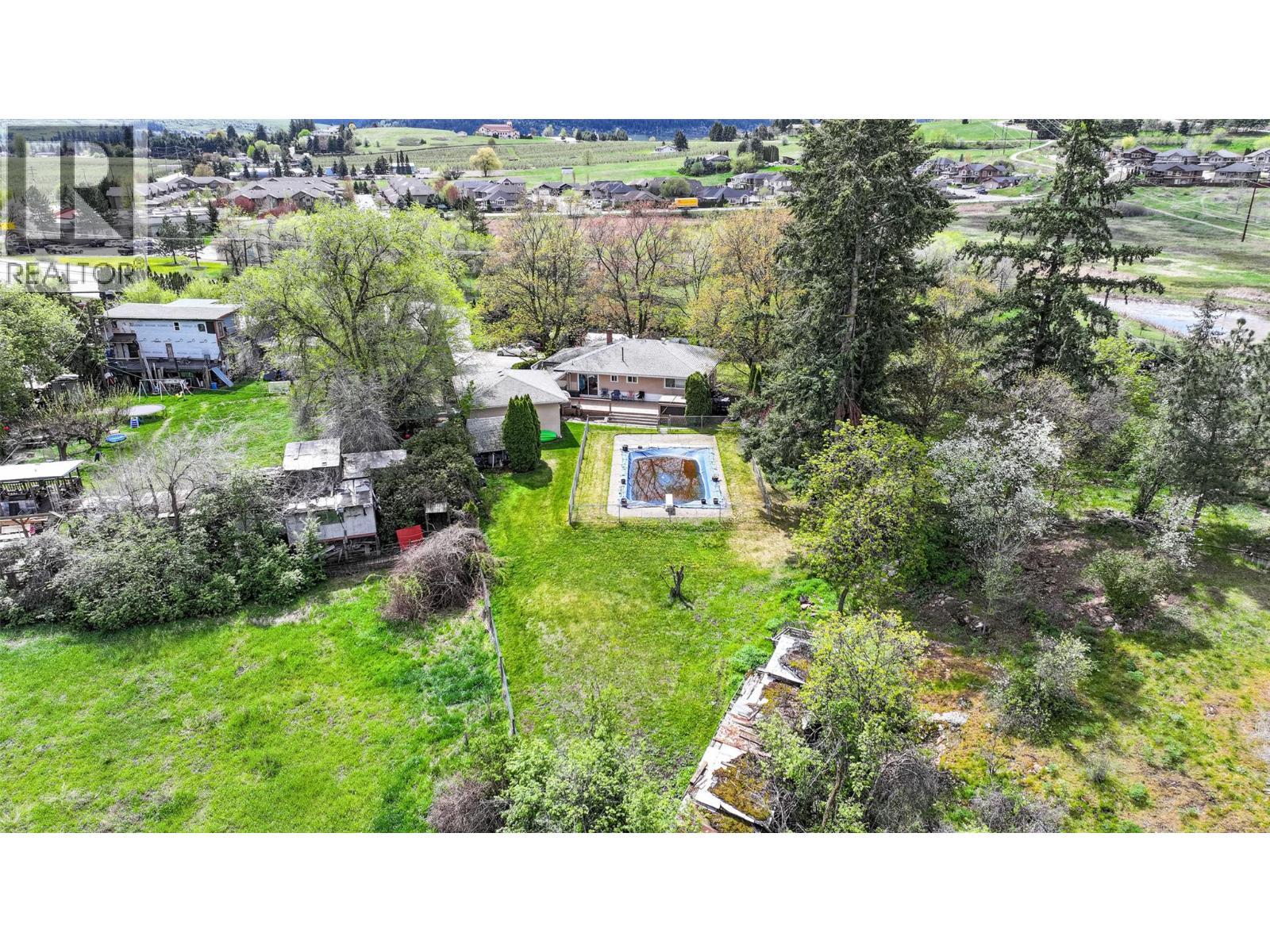 aerial view - 10003 6 Highway, Coldstream, BC