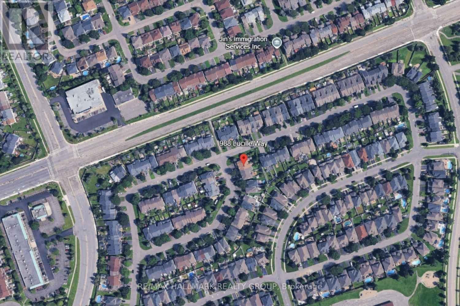 Neighborhood aerial view - 988 Lucille Way, Ottawa, ON -