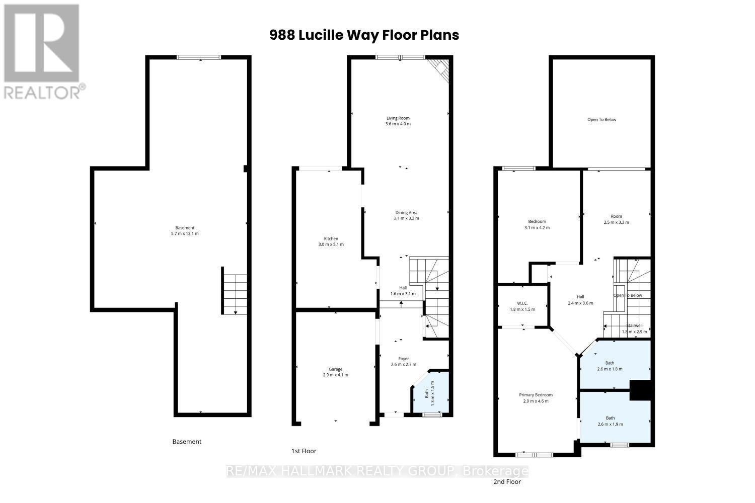 Floor plans of 988 Lucille Way - 988 Lucille Way, Ottawa, ON - Other