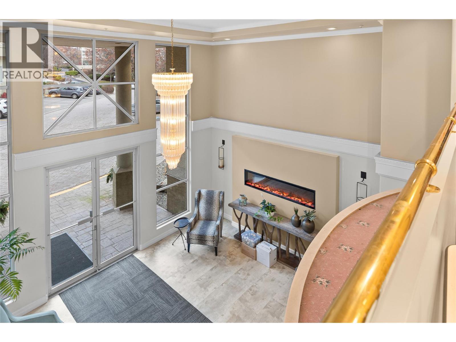 3300 Centennial Drive Unit# 204, Vernon, BC - Indoor Photo Showing Other Room With Fireplace