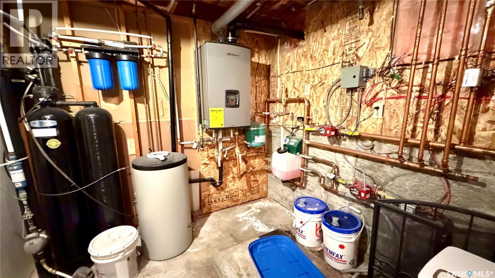 205 Conquest Street, Conquest, SK - Indoor Photo Showing Basement