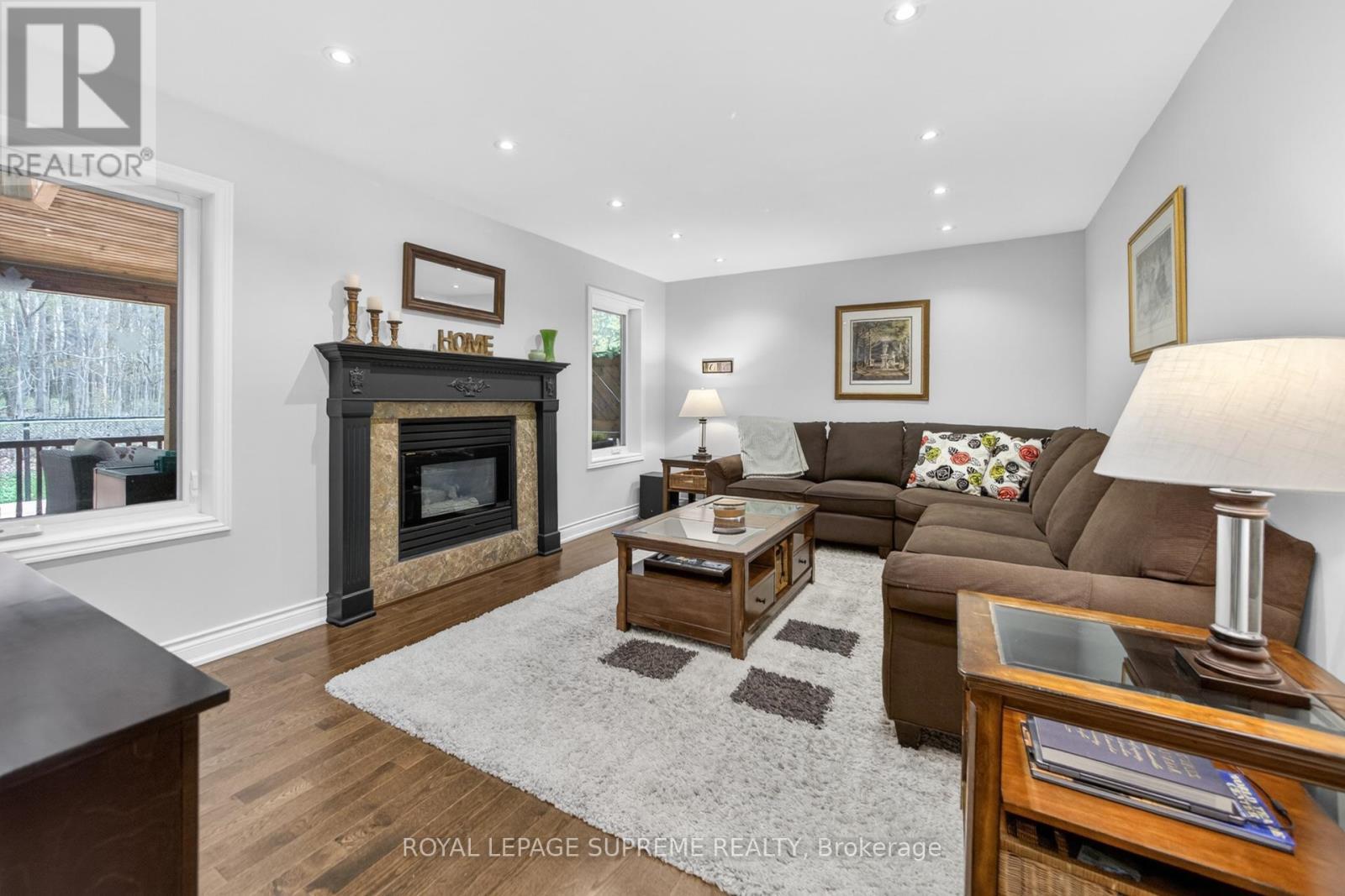 88 Empress Road, Vaughan, ON - Indoor Photo Showing Living Room With Fireplace