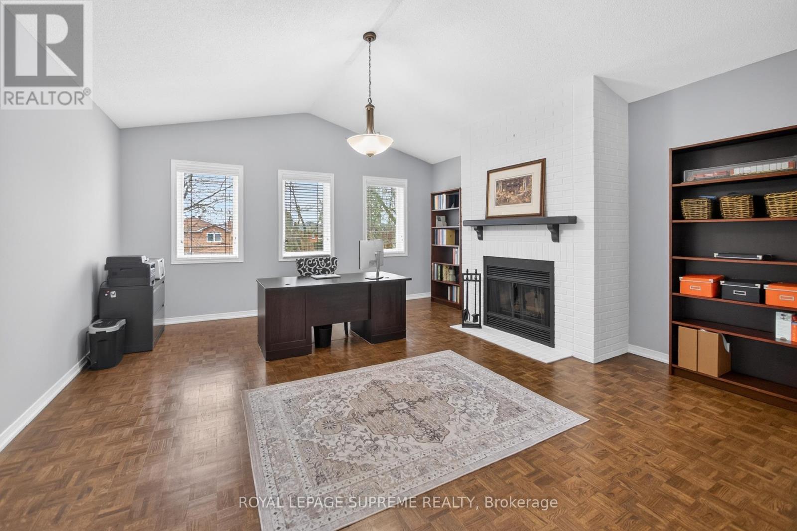 88 Empress Road, Vaughan, ON - Indoor Photo Showing Living Room With Fireplace
