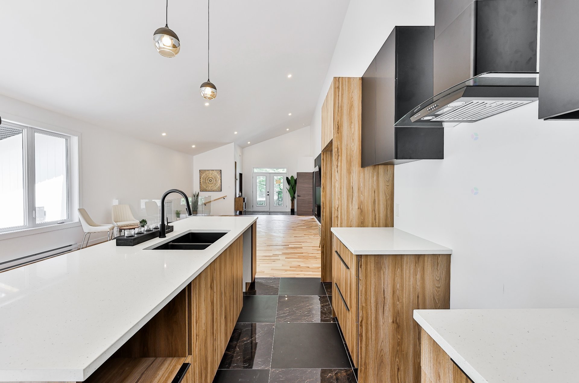 Cuisine - 750 5E Rang, Sainte-Julienne, QC - Indoor Photo Showing Kitchen With Double Sink