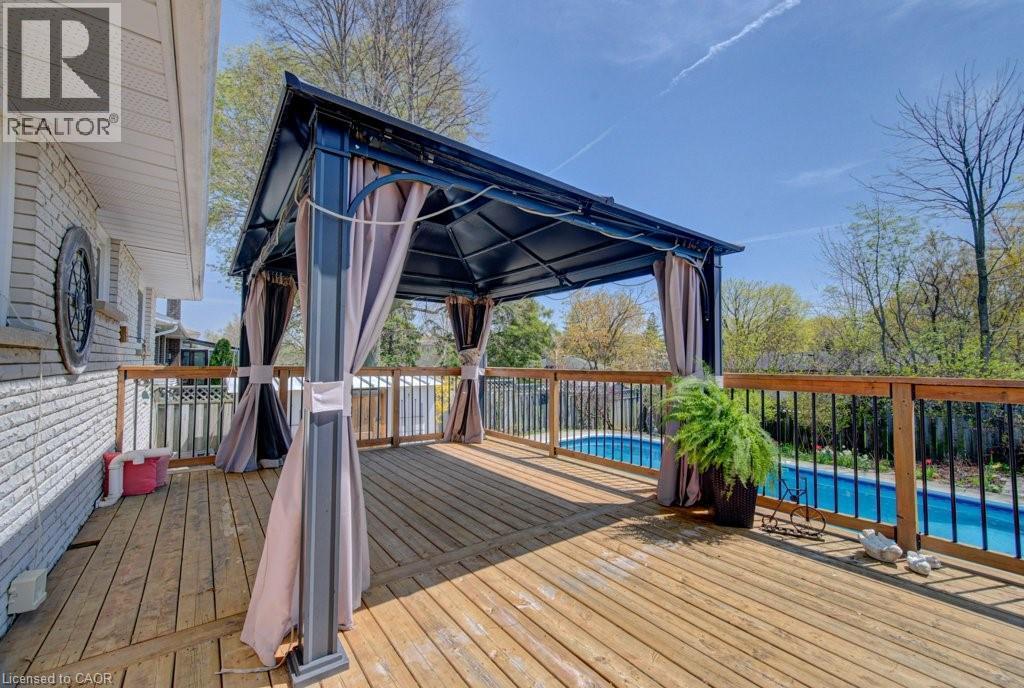 682 Glen Forrest Boulevard, Waterloo, ON - Outdoor With Above Ground Pool With Deck Patio Veranda With Exterior