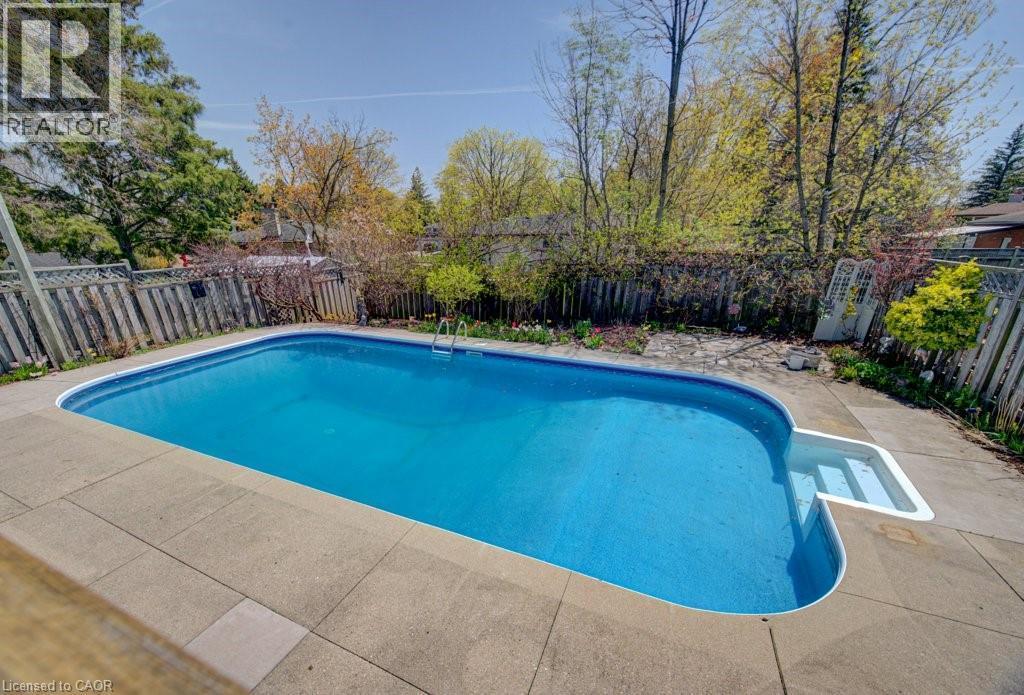 682 Glen Forrest Boulevard, Waterloo, ON - Outdoor With In Ground Pool With Backyard