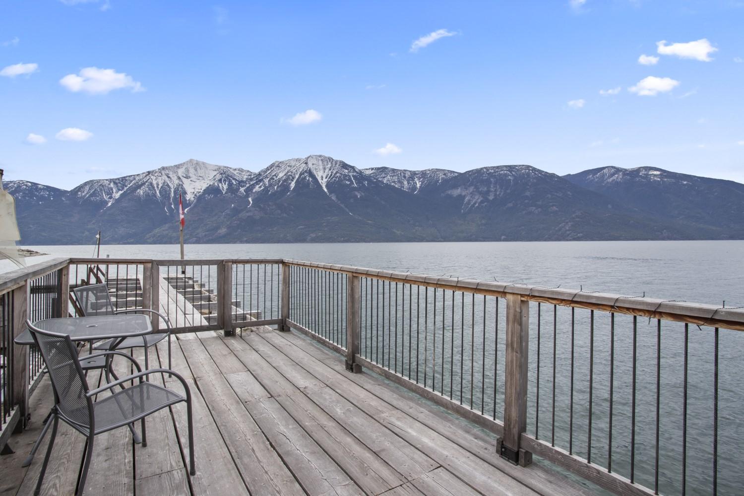 13515 3A Highway, Boswell, BC - Outdoor With Body Of Water With Deck Patio Veranda