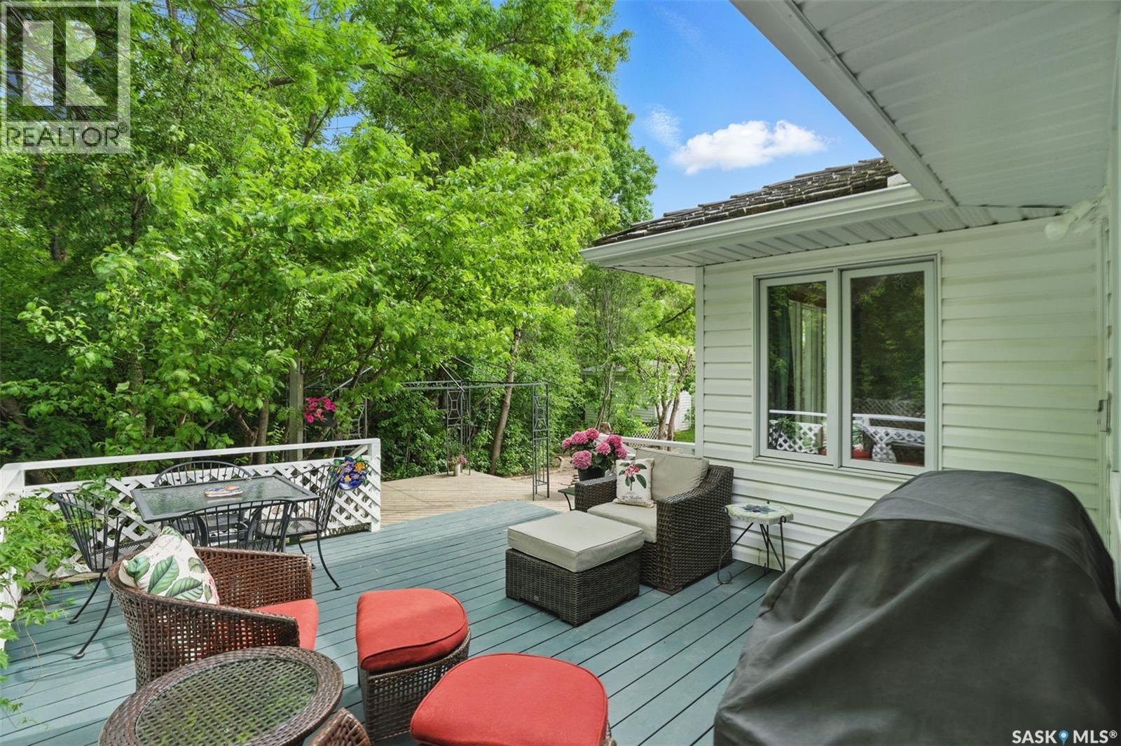 5052 7Th Street, Rosthern, SK - Outdoor With Deck Patio Veranda With Exterior