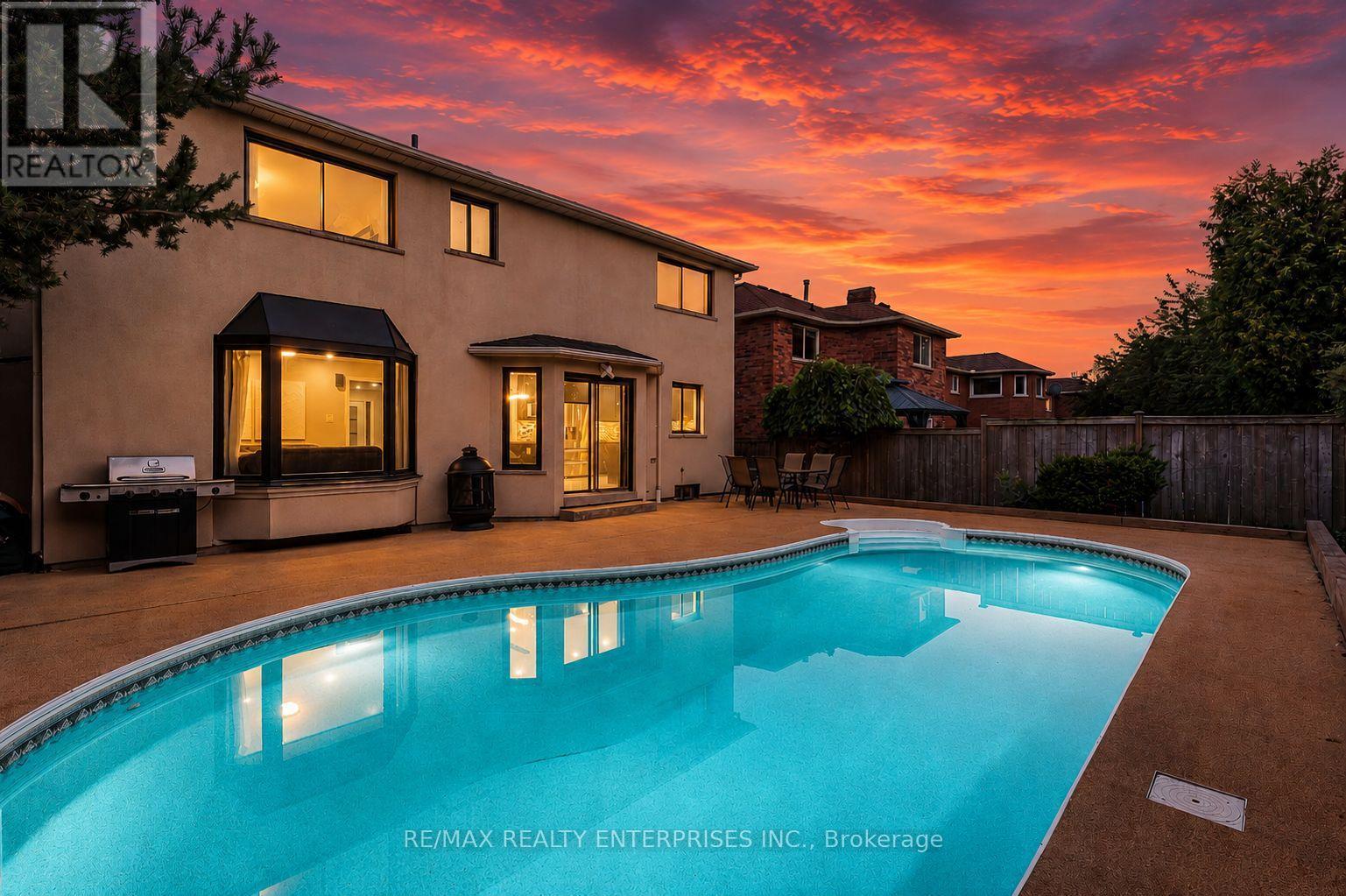 1221 Creekside Drive, Oakville, ON - Outdoor With In Ground Pool With Backyard