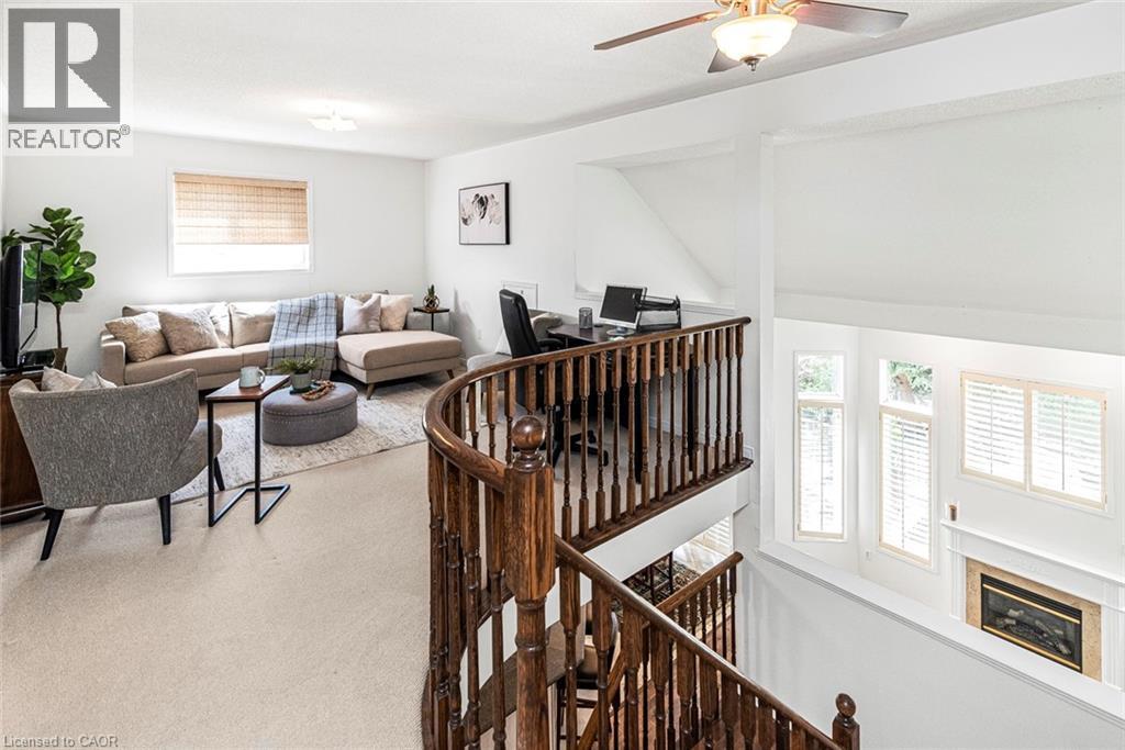 102 Moore Crescent, Ancaster, ON - Indoor With Fireplace