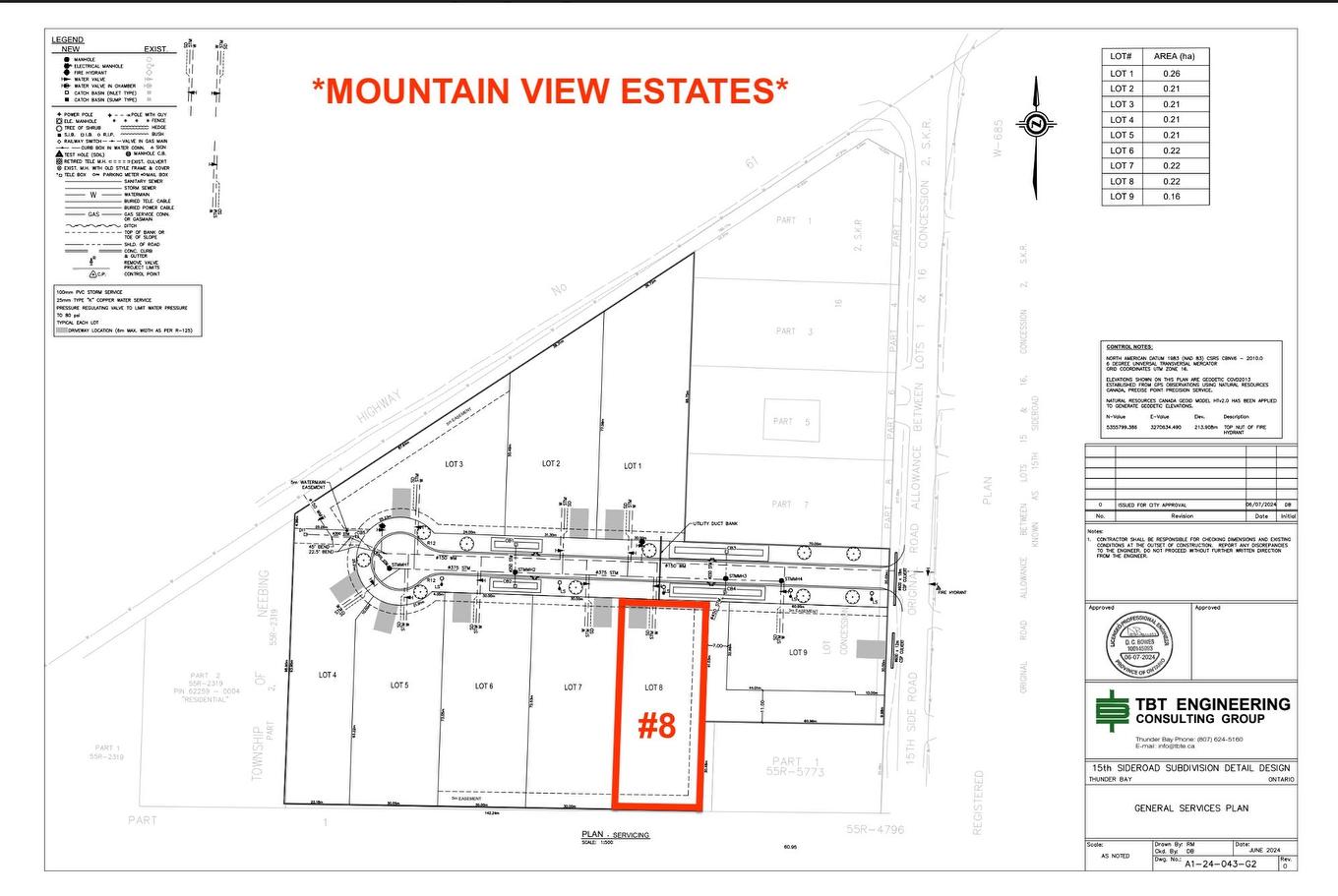 Lot #8 Mountain View Dr., Thunder Bay, ON