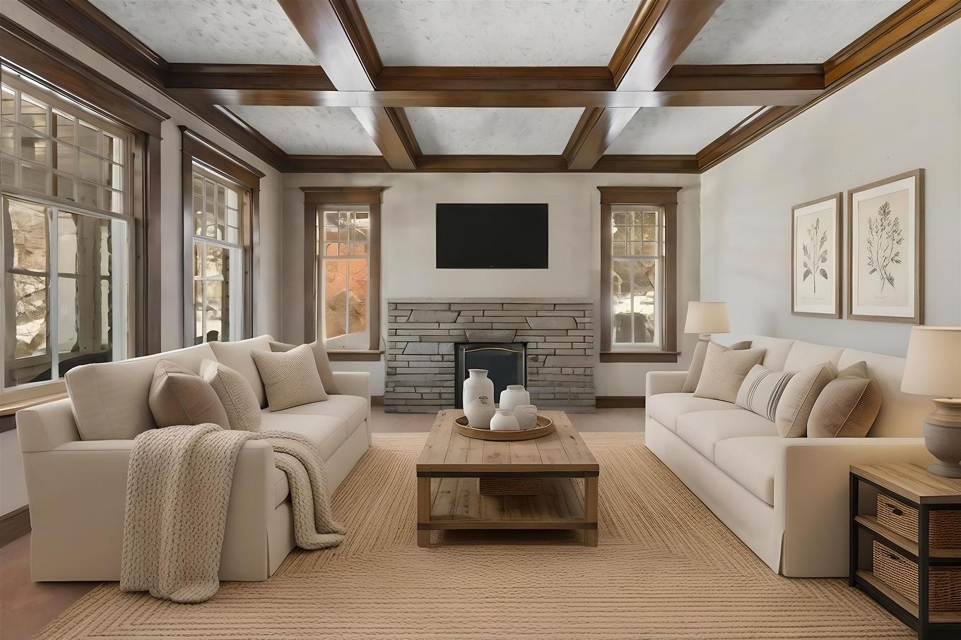 43 Summit Avenue, Thunder Bay, ON - Indoor Photo Showing Living Room With Fireplace