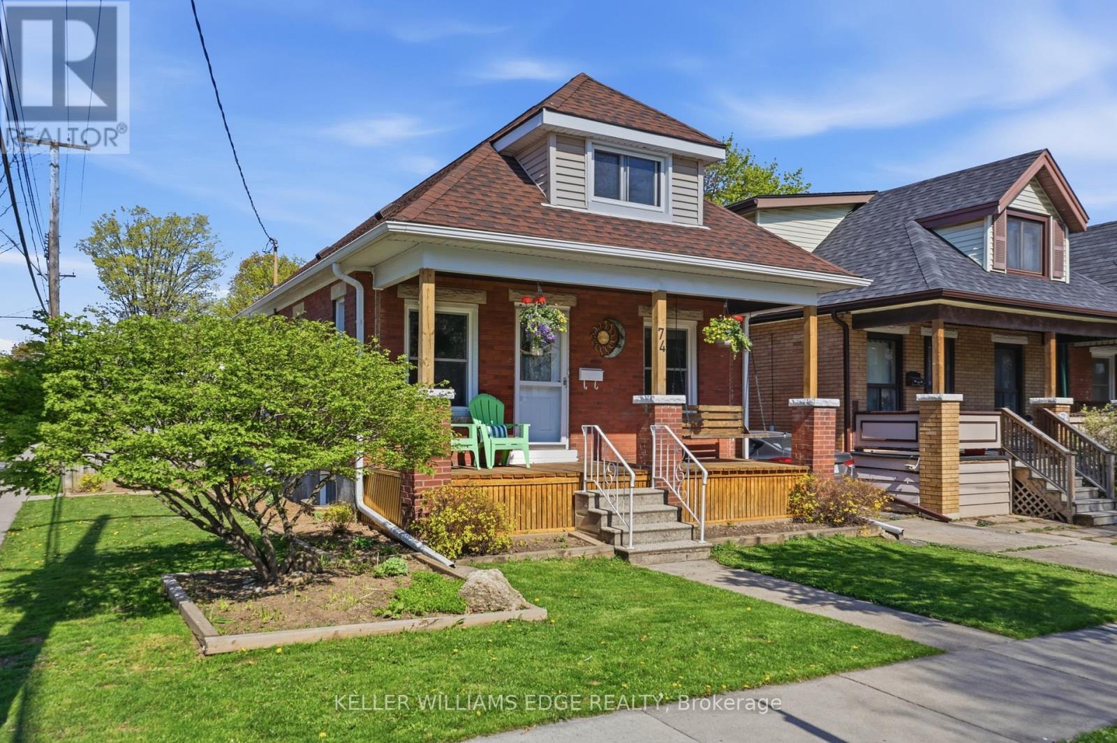 74 Graham Avenue S, Hamilton, ON - Outdoor With Deck Patio Veranda With Facade