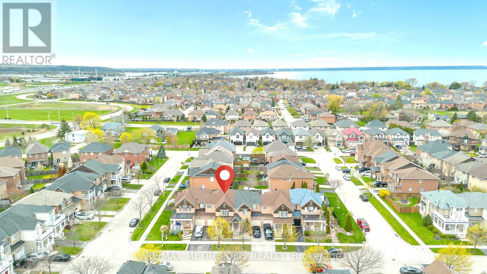 Ariel View - 5 Westhampton Way, Hamilton, ON - Outdoor With Body Of Water With View
