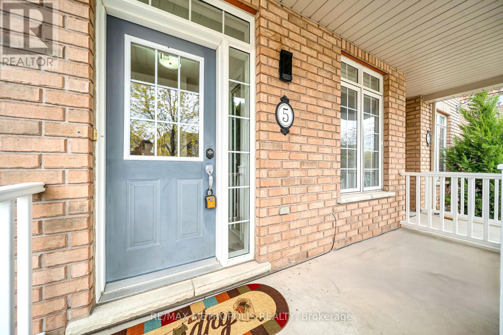 Front Entrance - Door Side - 5 Westhampton Way, Hamilton, ON - Outdoor With Deck Patio Veranda With Exterior