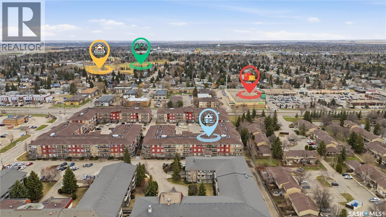 323 1025 Moss Avenue, Saskatoon, SK - Outdoor With View