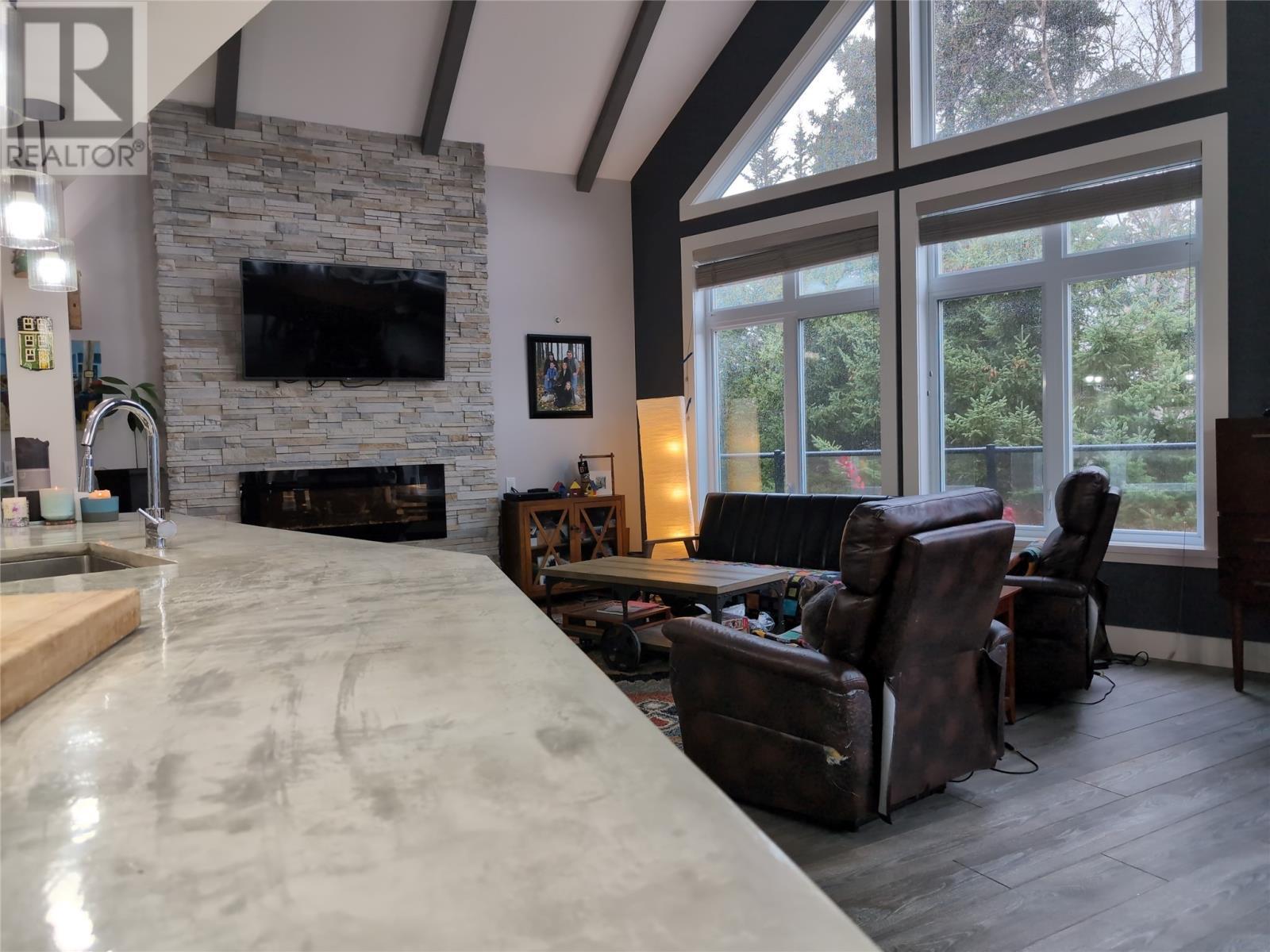 1 Route 380 Highway, Triton, NL - Indoor Photo Showing Living Room With Fireplace