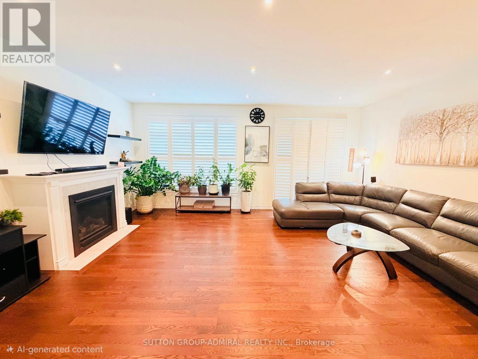 14 Crossbridge Avenue, Kitchener, ON - Indoor Photo Showing Living Room With Fireplace