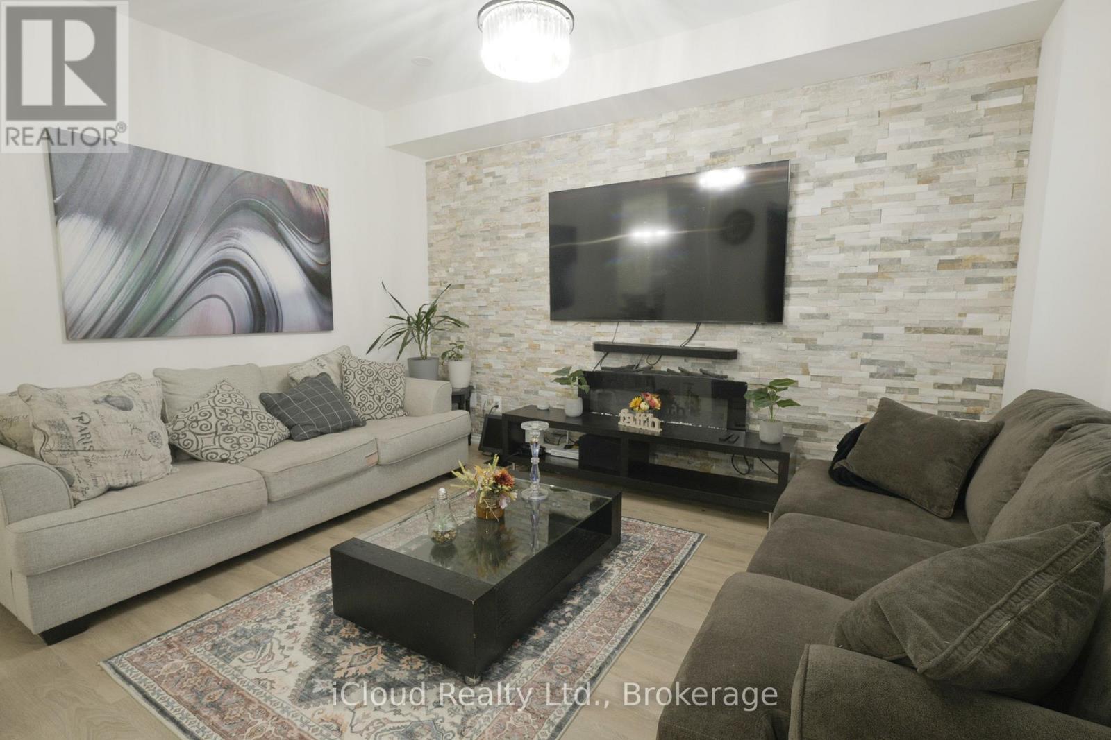 8 Whitton Drive, Brant, ON - Indoor Photo Showing Living Room With Fireplace