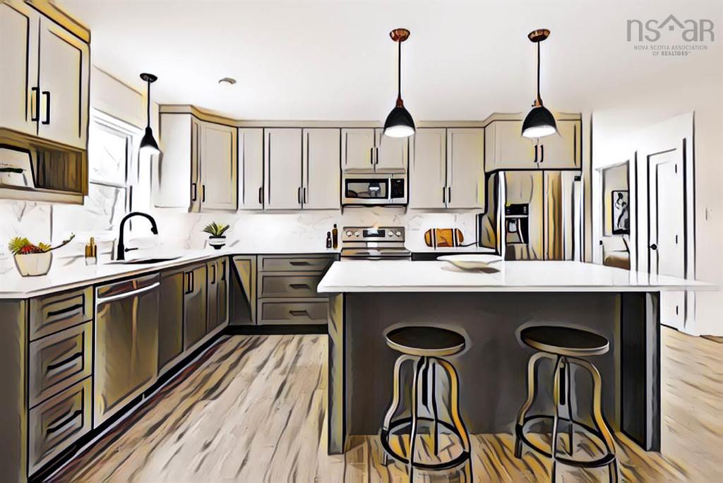 Lot 40 Powers Road, Whites Lake, NS - Indoor Photo Showing Kitchen With Upgraded Kitchen