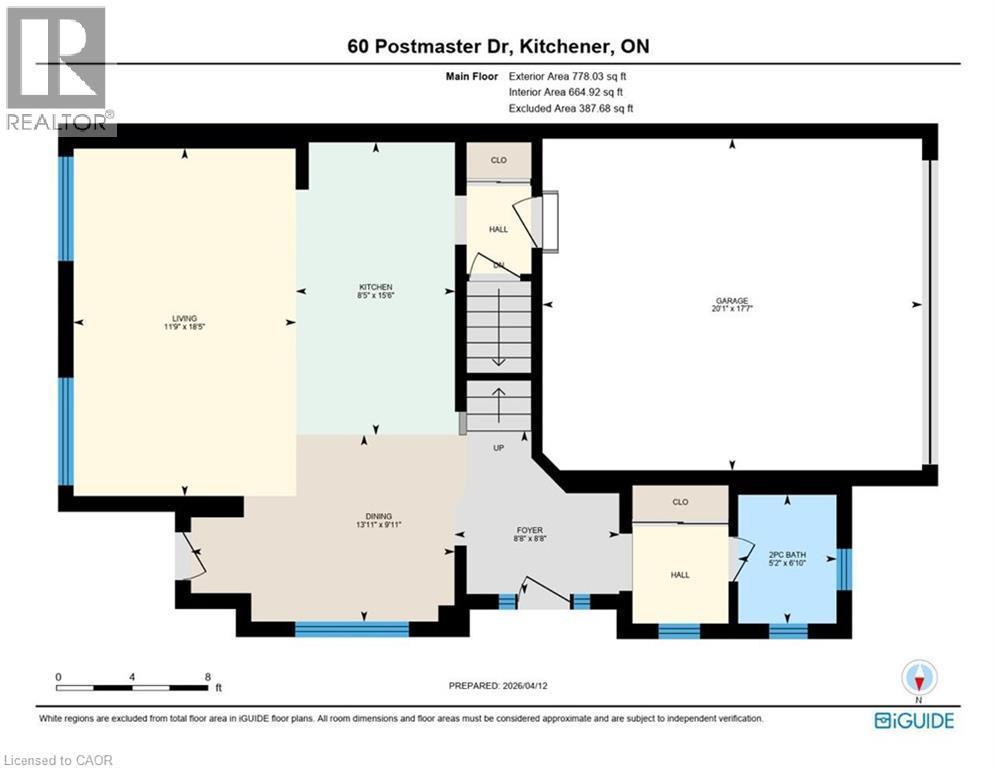 Floor plan - 60 Postmaster Drive, Kitchener, ON - Other