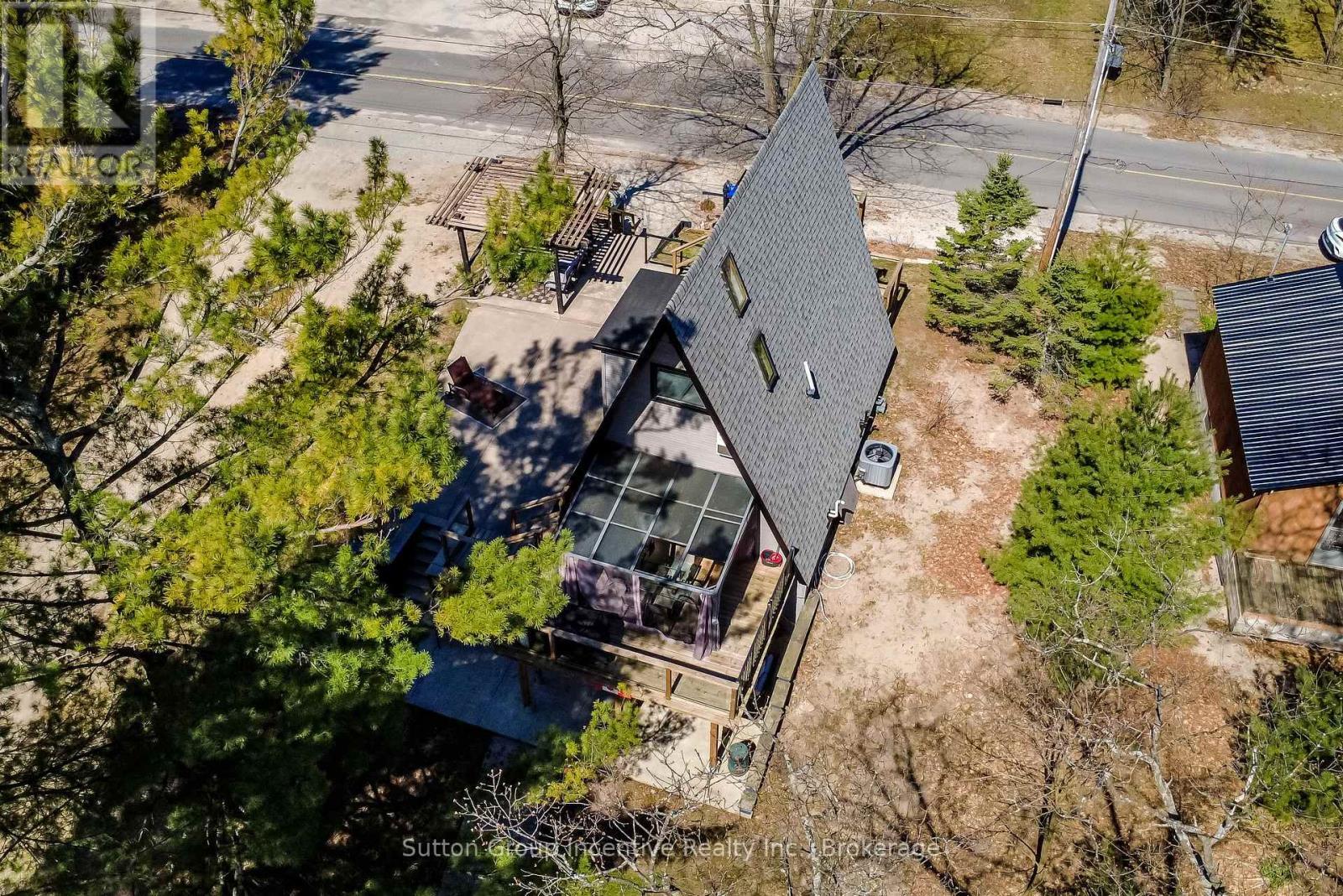 Beach House - From Above - 203 Park Road, Tiny, ON - Outdoor With View
