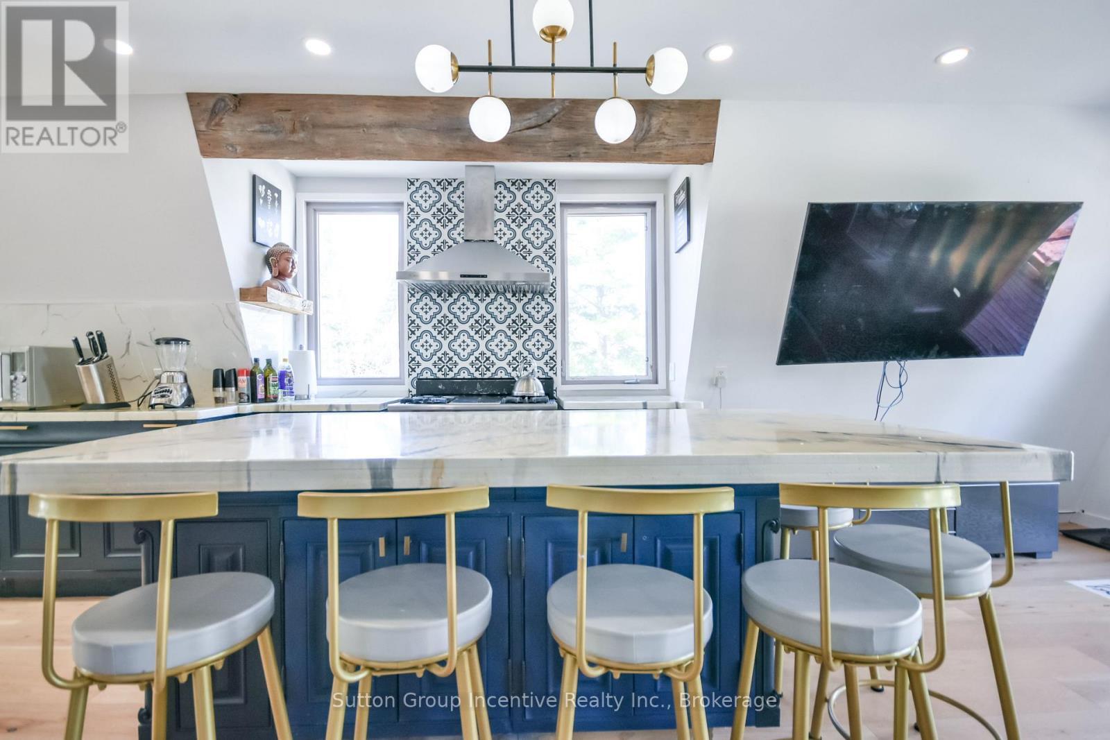 Beach House - Main Level - 203 Park Road, Tiny, ON - Indoor Photo Showing Dining Room