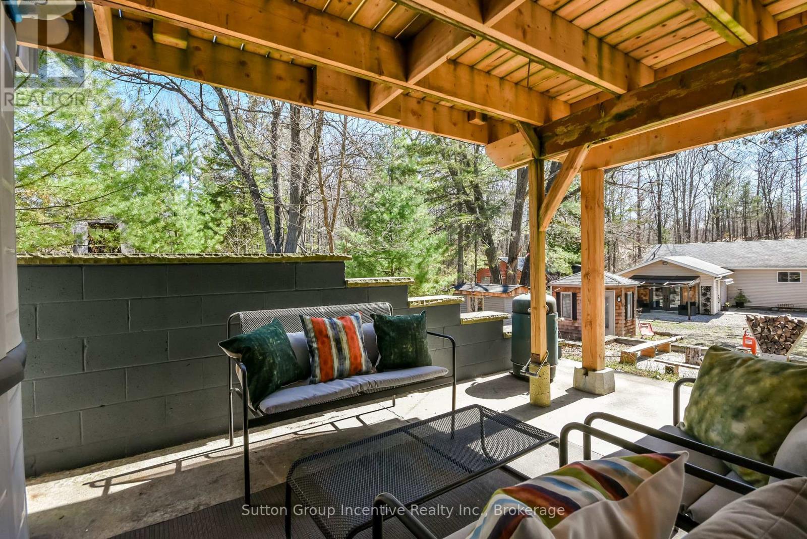 Beach House - Lower Deck - 203 Park Road, Tiny, ON - Outdoor With Deck Patio Veranda With Exterior