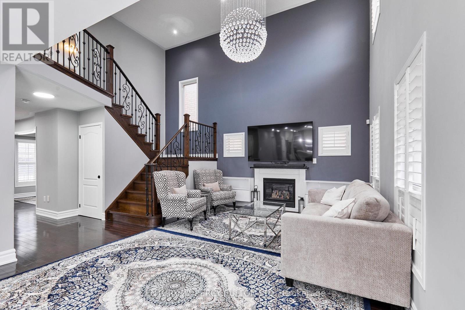 7 Schoolbridge Street, Ajax, ON - Indoor With Fireplace