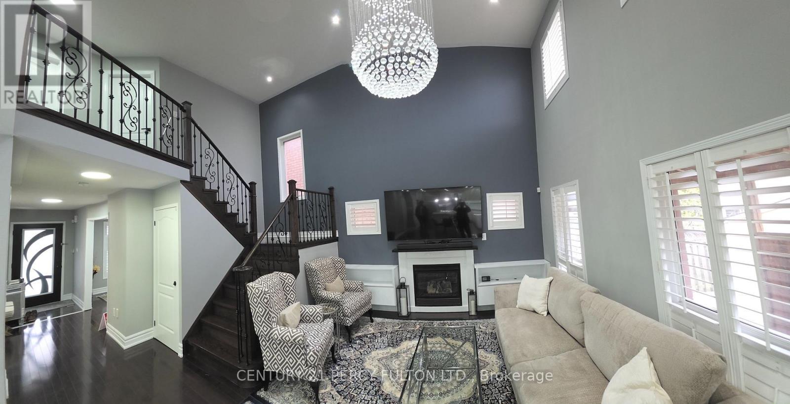 7 Schoolbridge Street, Ajax, ON - Indoor With Fireplace