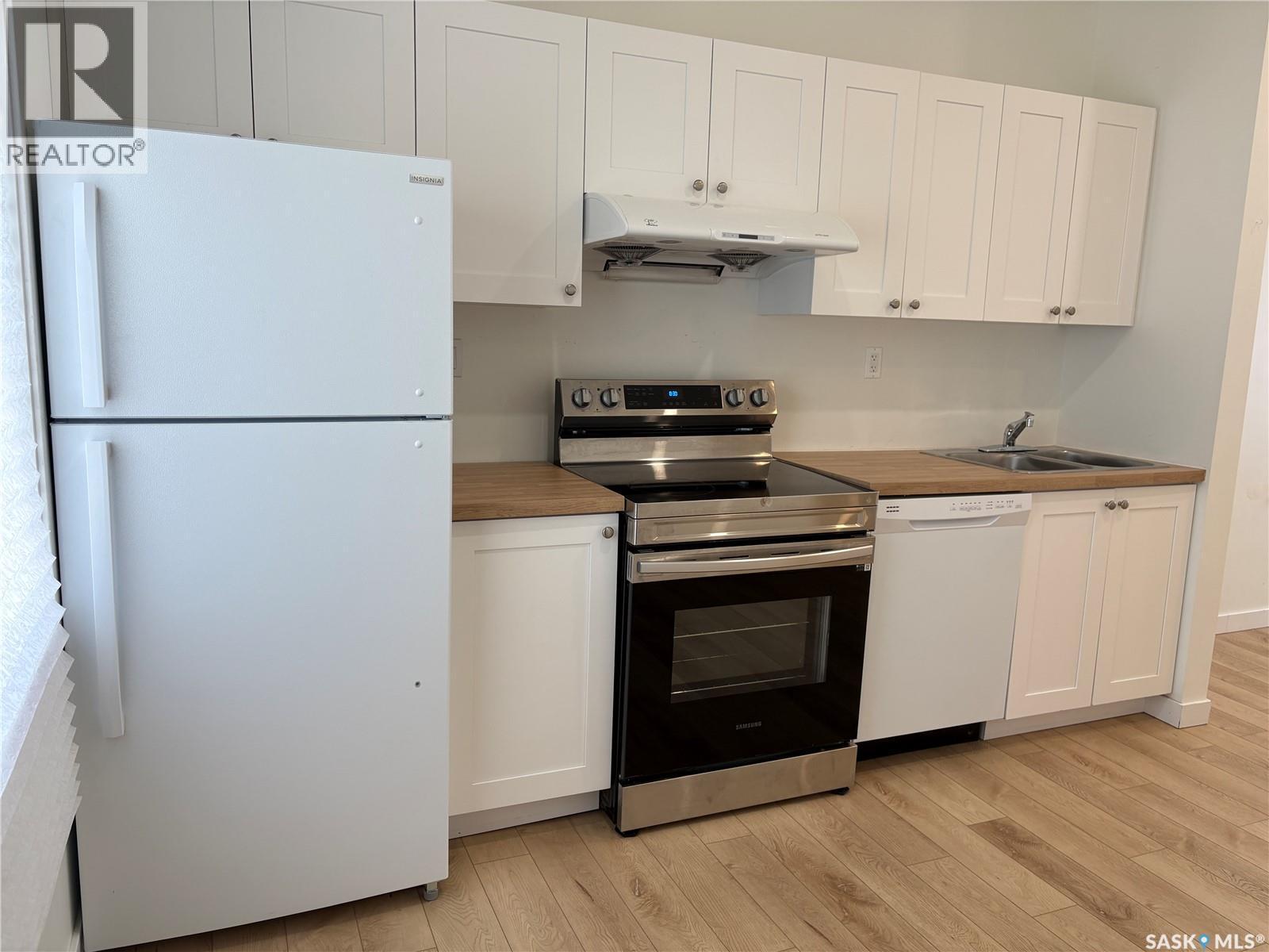 115-117 I Avenue S, Saskatoon, SK - Indoor Photo Showing Kitchen With Double Sink