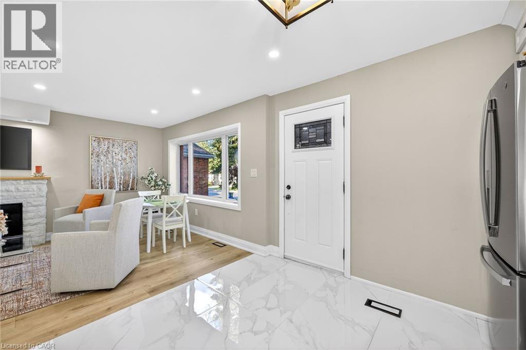262 Broadway Avenue, Hamilton, ON - Indoor Photo Showing Other Room With Fireplace