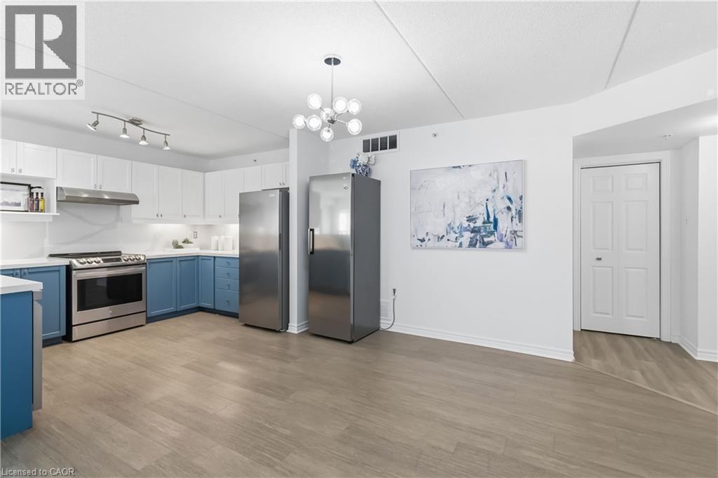 1340 Main Street E Unit# 113, Milton, ON - Indoor Photo Showing Kitchen With Stainless Steel Kitchen With Upgraded Kitchen