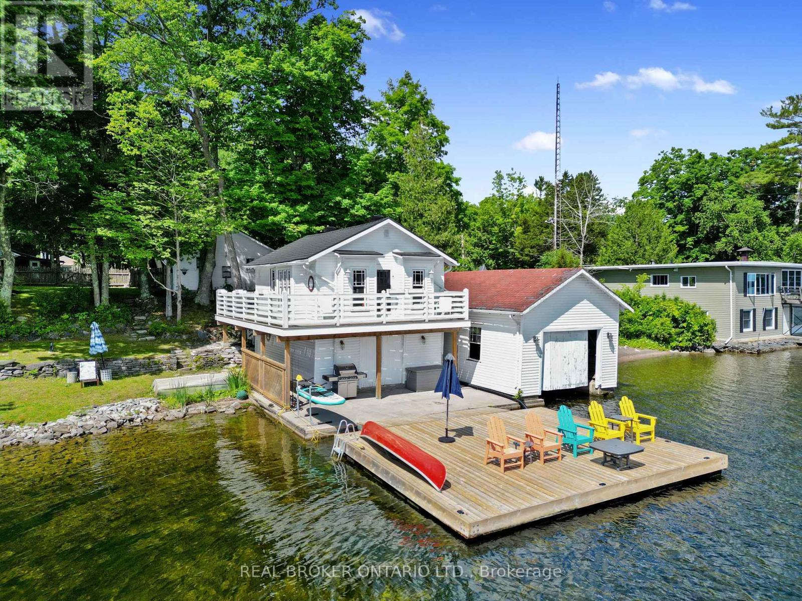 2021 Third Line, Douro-Dummer, ON - Outdoor With Body Of Water With Deck Patio Veranda