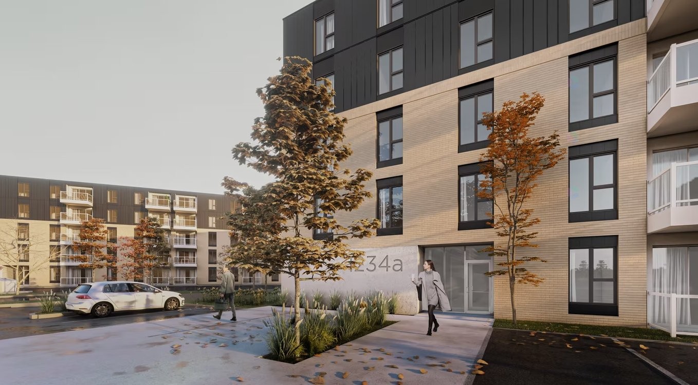 Overall view - 204-416 Av. Barron, Lachute, QC - Outdoor With Facade