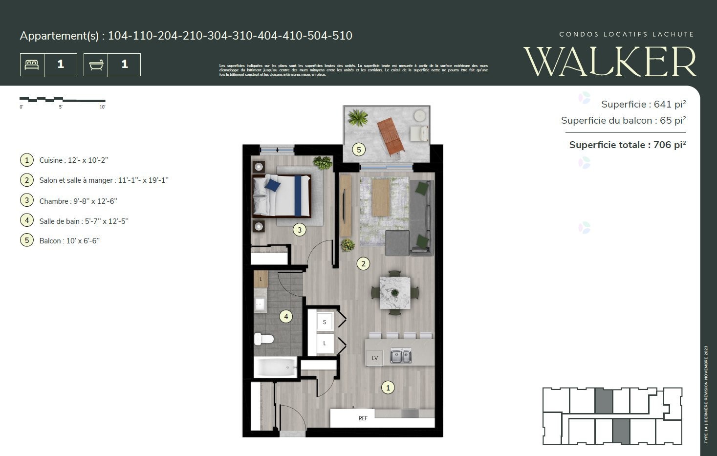 Floor Plan - 204-416 Av. Barron, Lachute, QC - Other