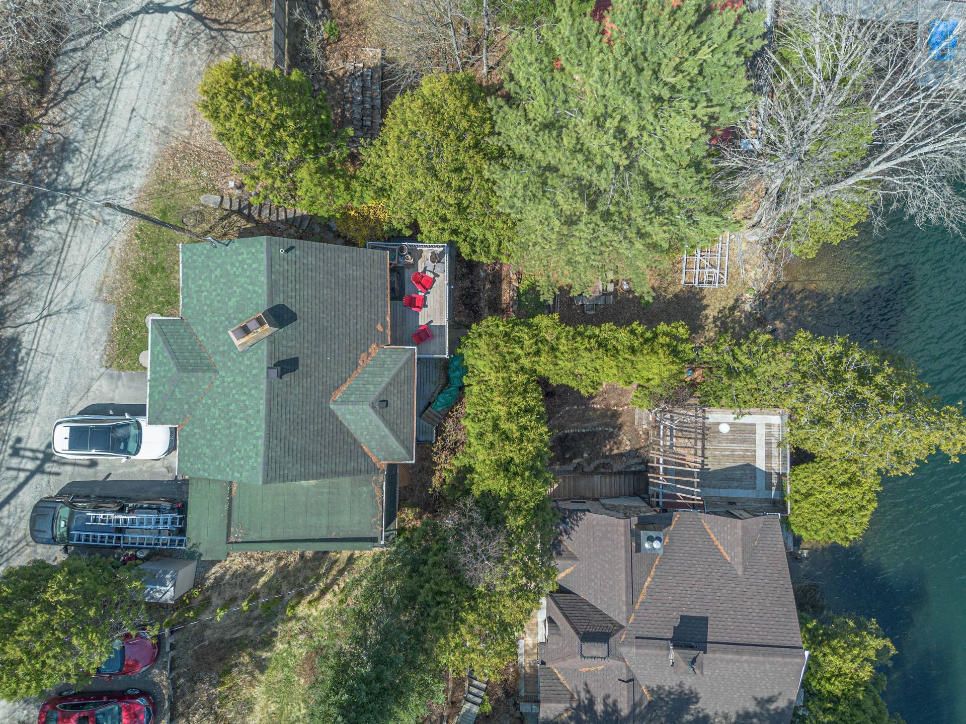 Aerial View - 220 Ch. Du Lac-Duhamel, Mont-Tremblant, QC - Outdoor With View
