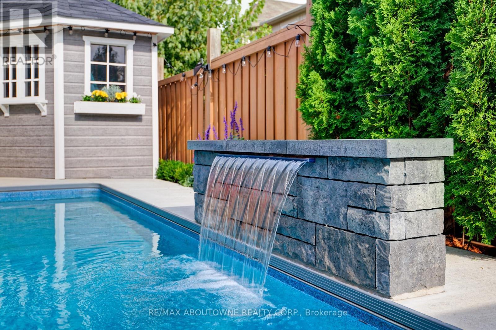 310 Leitch Landing, Milton, ON - Outdoor With In Ground Pool