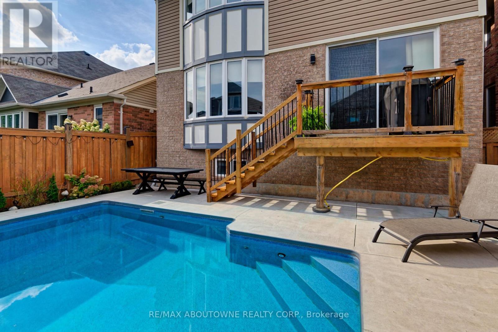 310 Leitch Landing, Milton, ON - Outdoor With In Ground Pool