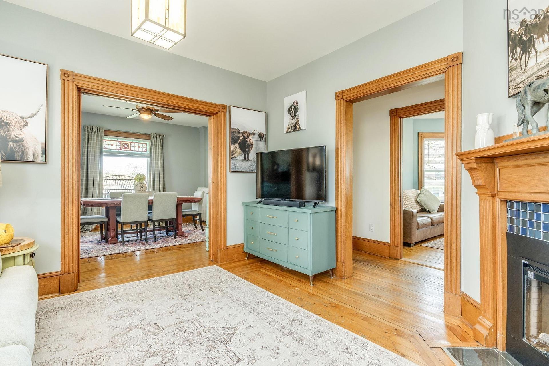 20 Scotia Street, Bridgewater, NS - Indoor With Fireplace