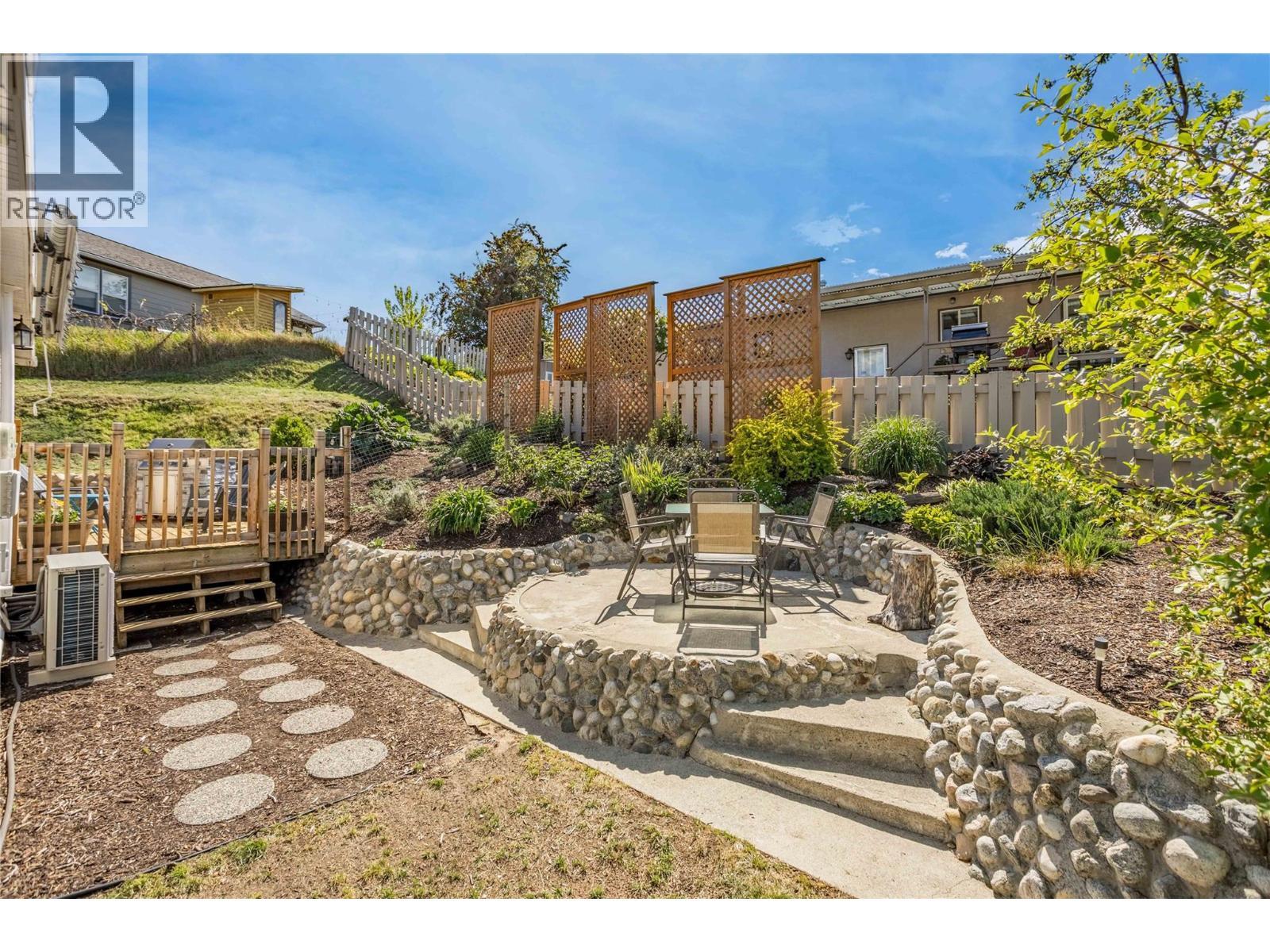 Amazing private spaces throughout the yard - 1385 Orchard Drive, Kelowna, BC - Outdoor