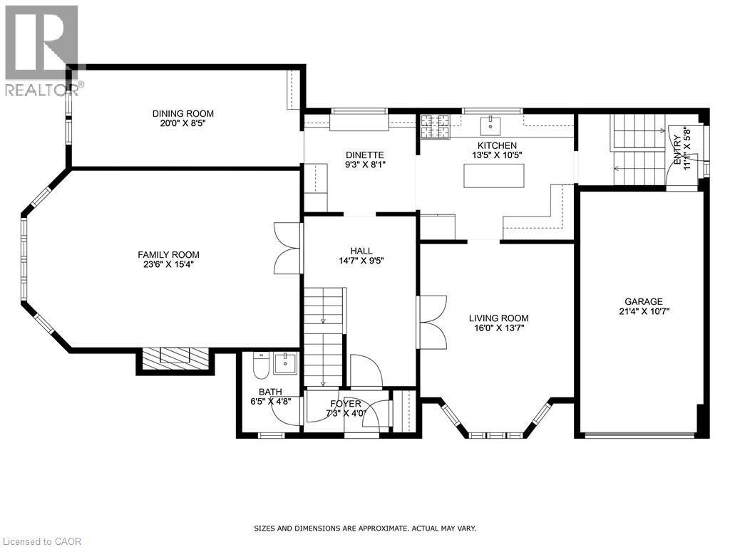Main Floor Plan - 2 Oak Knoll Drive, Hamilton, ON - Other